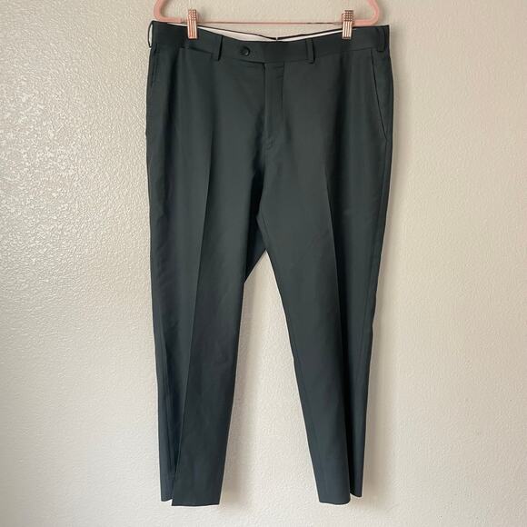 Suitsupply Pants Mens US 40 Gray Soho Wool Straight Leg Office Business Preppy - Picture 3 of 10